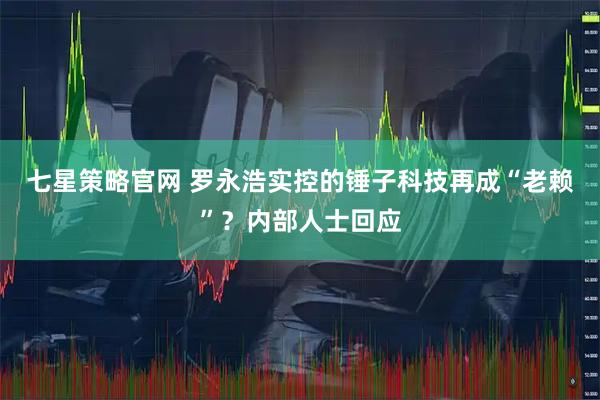 七星策略官网 罗永浩实控的锤子科技再成“老赖”？内部人士回应